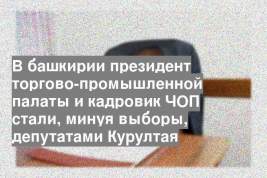 В башкирии президент торгово-промышленной палаты и кадровик ЧОП стали, минуя выборы, депутатами Курултая