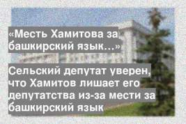 Сельский депутат уверен, что Хамитов лишает его депутатства из-за мести за башкирский язык