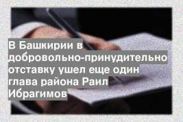 В Башкирии в добровольно-принудительно отставку ушел еще один глава района Раил Ибрагимов