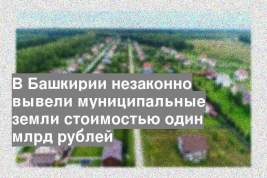 В Башкирии незаконно вывели муниципальные земли стоимостью один млрд рублей