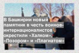 В Башкирии новый памятник в честь воинов- интернационалистов окрестили «Халком», «Позором» и «Плагиатом»